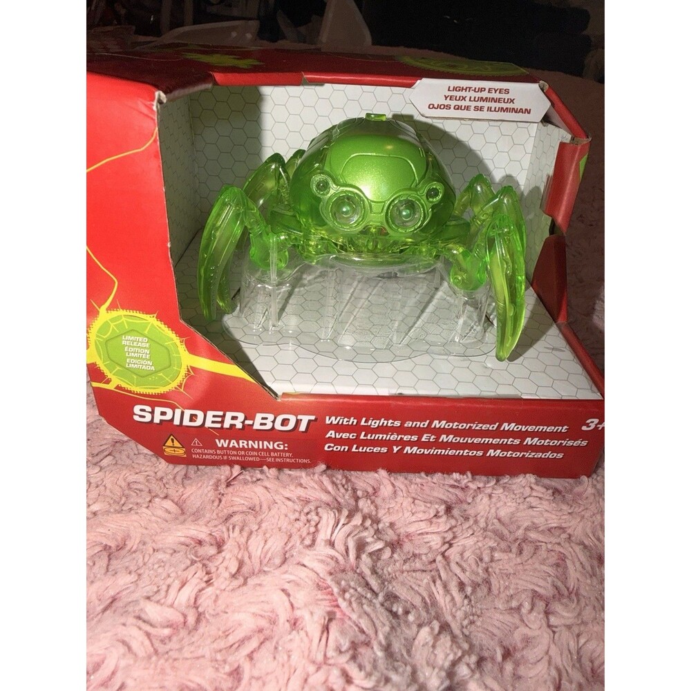 Disney Parks Spider Man Spider Bot Limited Release Green D23 Exclusive Rare NEW